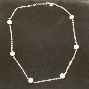 Nolan Miller vintage silver necklace